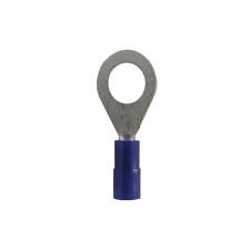 Terminal electrico horquilla azul 4.3mm x unidad