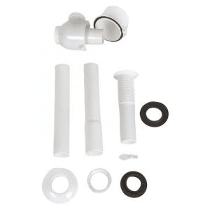 Sifon lavamanos 1 1/4'' standard con desague blanco