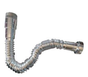 Alargador acordeon cromado 1 1/4'' y  1 1/2''