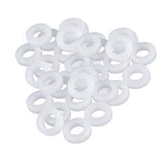 Golilla plana nylon blanco varios tamaños