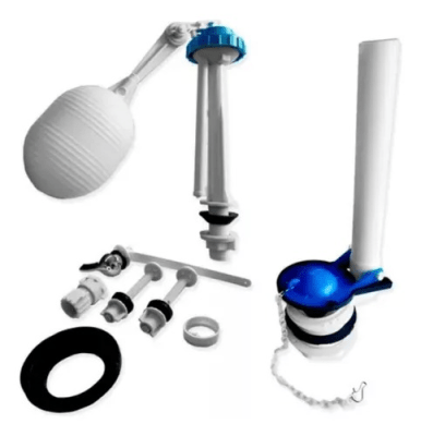 Fitting estanque universal economico WC (cabeza azul)