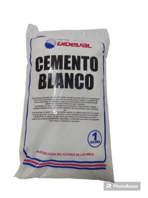 Cemento blanco 1 kg.