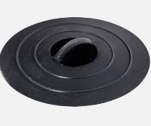 Tapón para desagüe Ø 23mm. negro1