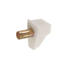 Soporte repisa plastico/metal blanco 1 unidad