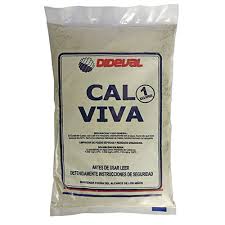 Cal viva molida 1 kg. Dideval (oxido de calcio)
