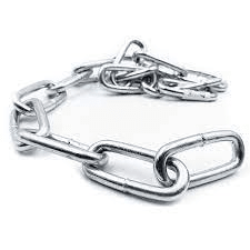 Cadena 4mm galvanizada 1 metro1