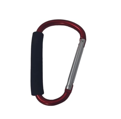 Mosqueton sin argolla aluminio 12x160mm rojo1