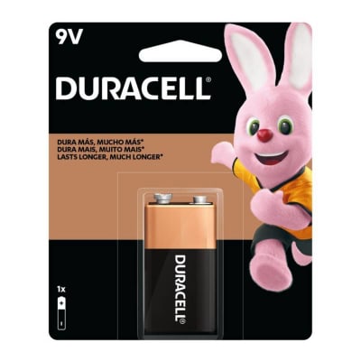 Pila 9V Duracell x unidad