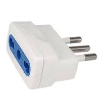 Enchufe adaptador 10A 250V Blanco1