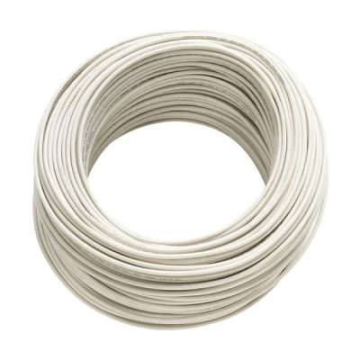 Cable 1.5mm2 H07Z1-K blanco libre de halogeno 1 metro