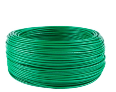 Cable 2.5mm2 H07Z1-K verde libre de halogeno 1 metro