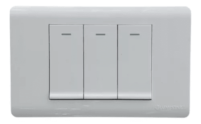 Interruptor triple 16a 250v Vellmax