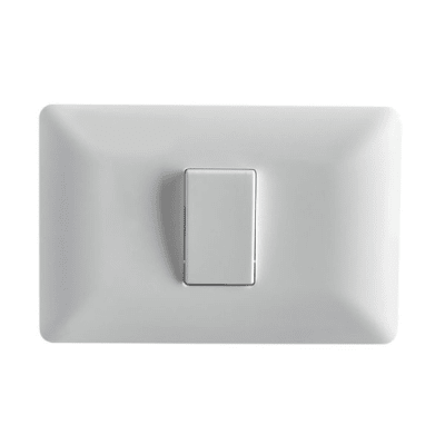 Interruptor simple (9/12) 10A 250V (2911) Blanco Stanford 1