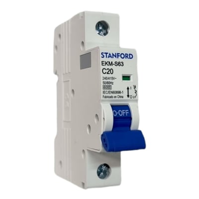 Interruptor automatico 6KA 1x20 Amp Stanford1