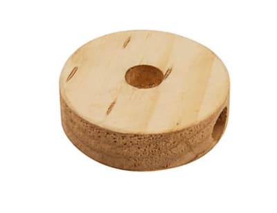 Roseta madera redonda