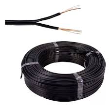 Cable paralelo 2x45/0.2mm 300V negro x metros1