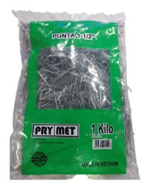 Punta 1 1/2'' madera 1 Kg. Pry Met