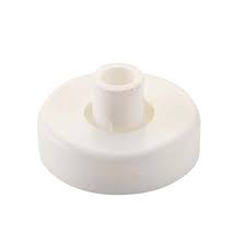 Soporte barra redondo blanco closet 1 unidad
