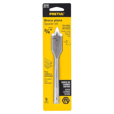 Broca plana para madera 3/4'' Akilda1