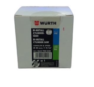 Sierra copa metal HSS Ø40mm Wurth1