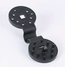 Broche para malla raschel 1 unidad