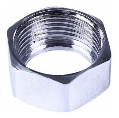 Tuerca griferia ducha tina cromada 3/4''1