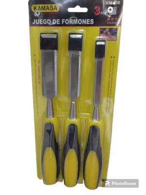 Juego de formón 3 pzas Kamasa