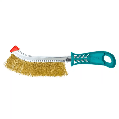 Cepillo de alambre acero curvo 10''  THT92102 Total1