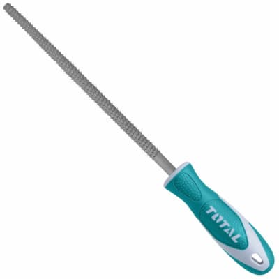 Lima circular de acero 200mm industrial THT91386 Total