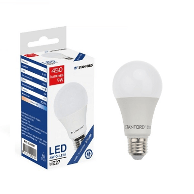 Ampolleta led 9W 6500K E27 Stanford