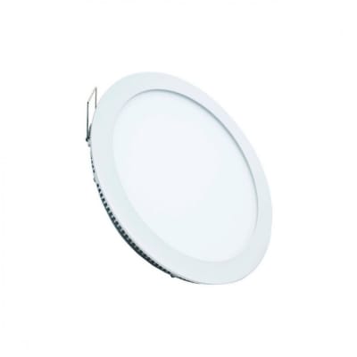 Panel led embutido redondo 24w 6500k luz fria