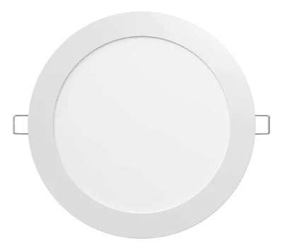 Panel led embutido redondo 12W 6500K luz fria
