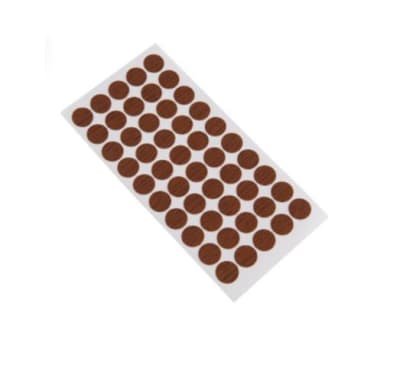 Tapa soberbio adh. 12mm cerezo 50 unidades