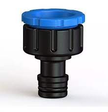 Adaptador manguera jardin 1/2'' y 3/4'' HI EDR