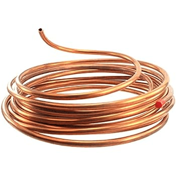 Cañería de cobre recocida 3/8'' espesor pared 0.6mm rollo 15 metros