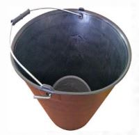 Balde construcción 12 litros negro