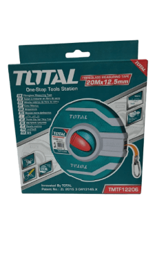 Huincha para medir de fibra de vidrio 20 m. TMTF12206 Total