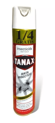 Insecticida aerosol pulgas y garrapatas 220cc+1/4 larga duracion Tanax