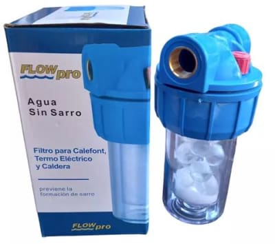 Filtro para calefón, termo eléctrico y caldera Flowpro1