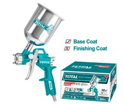 Pistola para pintar 400cc boquilla 1.5mm carga superior