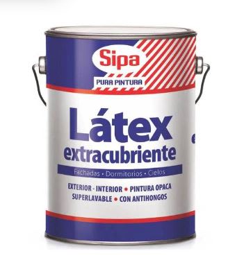 Latex extracubriente blanco 1 gl. Sipa