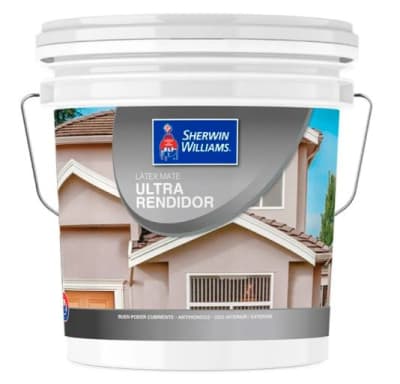 Latex ultra rendidor blanco mate 4 galones  Sherwin Williams