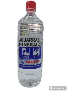 Aguarras mineral 1 litro  Dideval