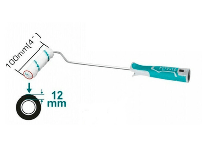 Rodillo mini 10cm (4'') mango largo THT8541D Total
