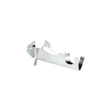 Soporte simple para tubo cromado 12mm 2 unidades