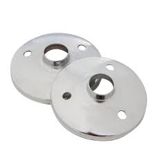 Set flange 12mm cromado 2 unidades