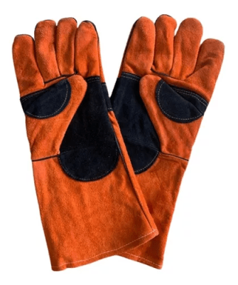 Guante soldador profesional naranjo estandar1