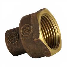 Terminal bronce 3/4'' HI x1/2'' SO1