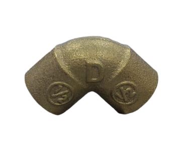 Codo bronce 1/2'' SO 