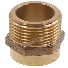 Terminal bronce 1/2'' HE x 3/8'' SO1